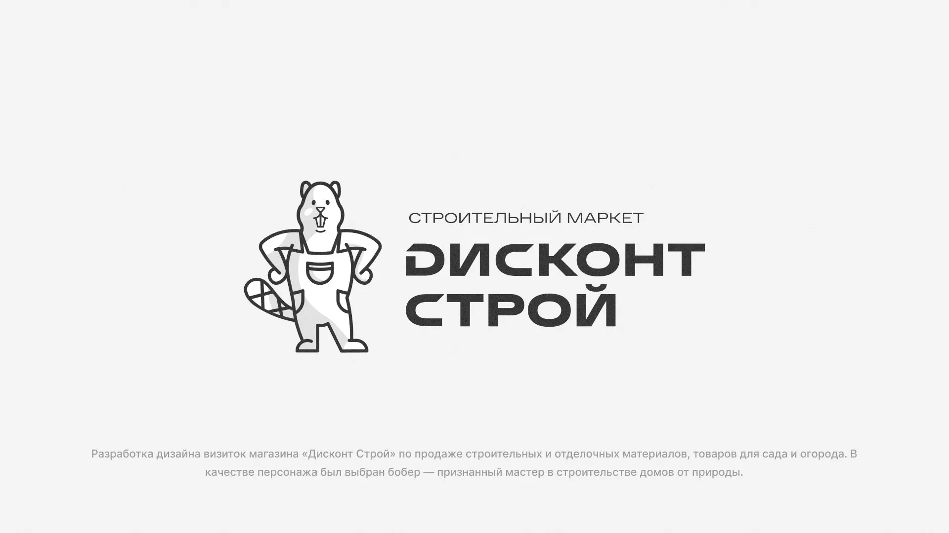 Разработка дизайна визиток магазина «Дисконт Строй» в Ефремове